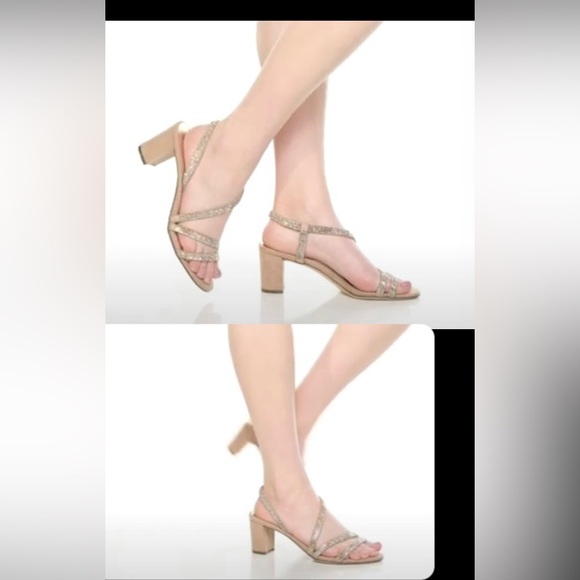 Naturalizer NWT Women's white Sandal Vanessa 2 size 9 New in Box sparkly 2024 - Picture 14 of 14